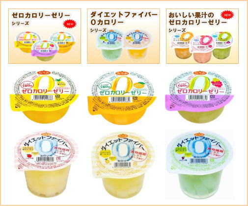 ダイエットにゼリー