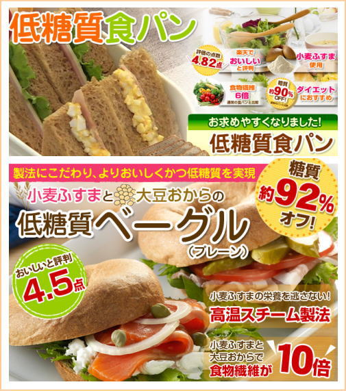 低糖質のパン